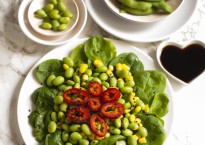 salata edamame sportychoco